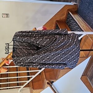 👚CHAPS FAUX WRAP BLOUSE👚